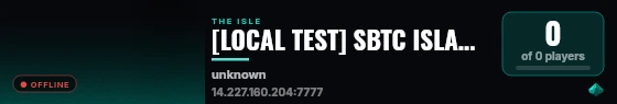 [LOCAL TEST] SBTC ISLAND - ANTI-CHEAT TEST live status badge