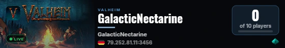 GalacticNectarine live status badge