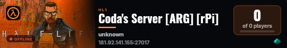 Coda's Server [ARG] [rPi] live status badge