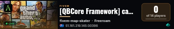 [QBCore Framework] camping RP live status badge