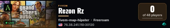 Rezon Rz live status badge