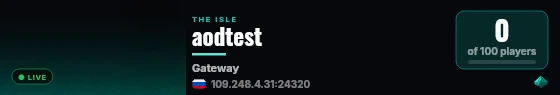 aodtest live status badge