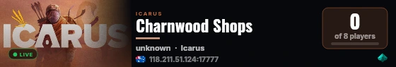 Charnwood Shops live status badge