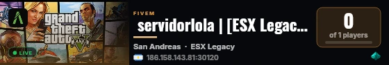  servidorlola | [ESX Legacy] live status badge