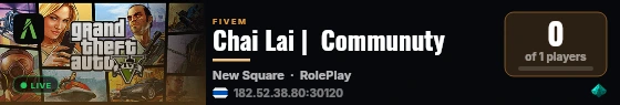 Chai Lai |  Communuty live status badge