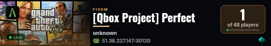 [Qbox Project] Perfect live status badge