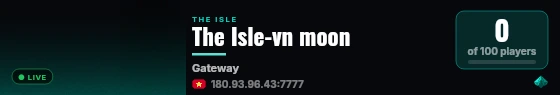 The Isle-vn moon live status badge