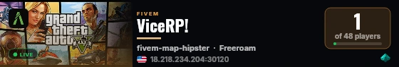 ViceRP! live status badge