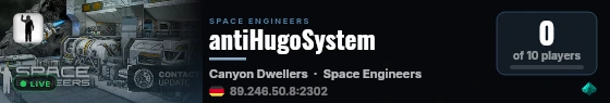 antiHugoSystem live status badge