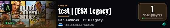 test | [ESX Legacy] live status badge