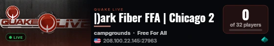 |)ark Fiber FFA | Chicago 2 live status badge