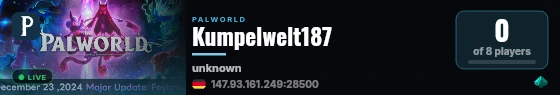 Kumpelwelt187 live status badge