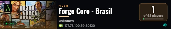 Forge Core - Brasil live status badge