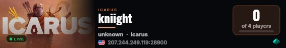 kniight live status badge