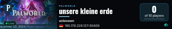 unsere kleine erde live status badge