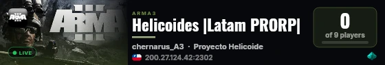 Helicoides |Latam PRORP| live status badge