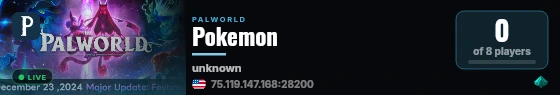 Pokemon live status badge