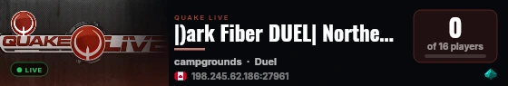 |)ark Fiber DUEL| Northeast live status badge