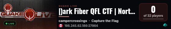 |)ark Fiber QFL CTF | North East live status badge