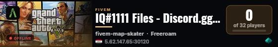 IQ#1111 Files - Discord.gg/؟؟ live status badge