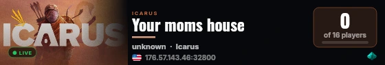 Your moms house live status badge