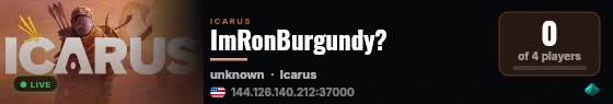 ImRonBurgundy? live status badge