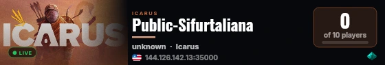 Public-Sifurtaliana live status badge