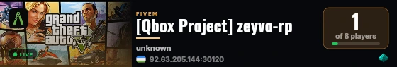 [Qbox Project] zeyvo-rp live status badge