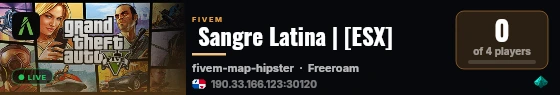  Sangre Latina | [ESX] live status badge