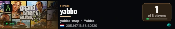 yabbo live status badge