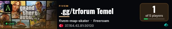  .gg/trforum Temel live status badge