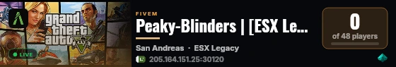 Peaky-Blinders | [ESX Legacy] live status badge