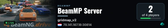 BeamMP Server live status badge
