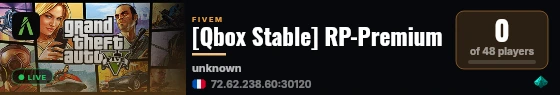[Qbox Stable] RP-Premium live status badge
