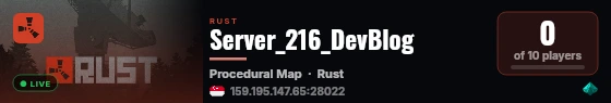 Server_216_DevBlog live status badge