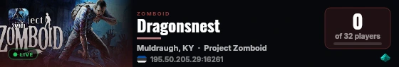 Dragonsnest live status badge