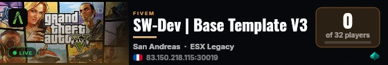 SW-Dev | Base Template V3 live status badge