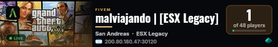 malviajando | [ESX Legacy] live status badge