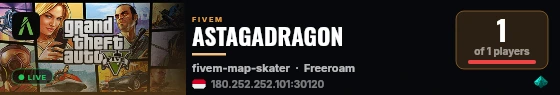 ASTAGADRAGON live status badge