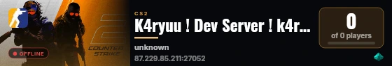K4ryuu ! Dev Server ! k4ryuu.com #3 live status badge