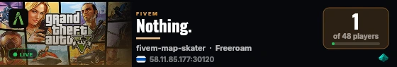 Nothing. live status badge