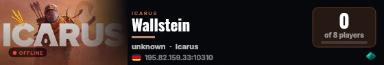 Wallstein live status badge
