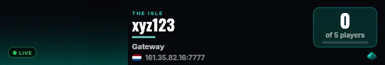 xyz123 live status badge