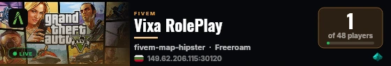 Vixa RolePlay live status badge