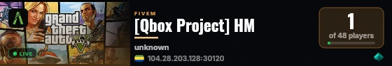 [Qbox Project] HM live status badge