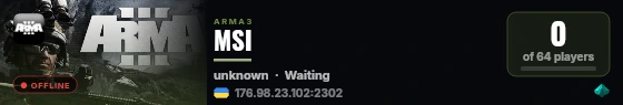 MSI live status badge