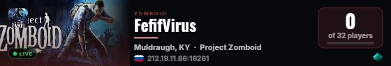 FefifVirus live status badge
