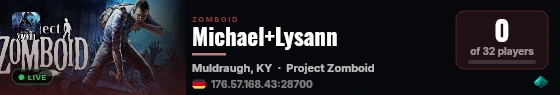 Michael+Lysann live status badge