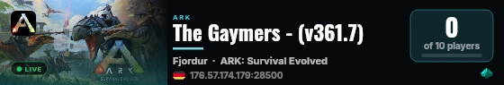 The Gaymers - (v361.7) live status badge