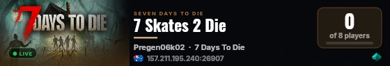 7 Skates 2 Die live status badge